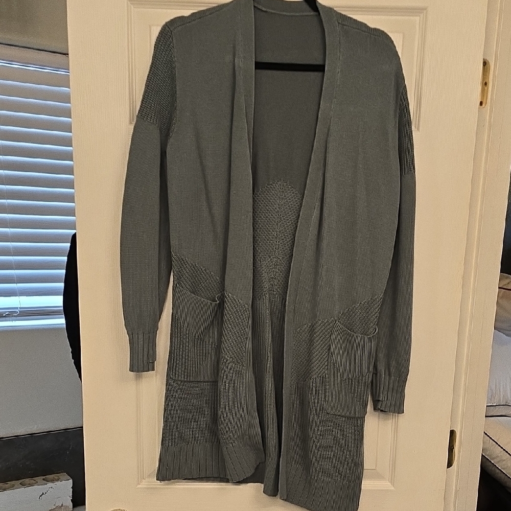 Lululemon Athletica Green Cardigan